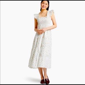 Hill House Nap Dress - Pastel Trellis XS